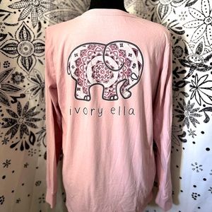 Ivory Ella Long Sleeve Tee SZ S